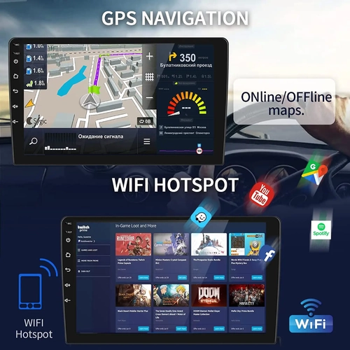 Deciplug Android Stereo GPS Navigation Hot Spot