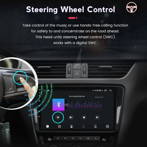 Deciplu Android Stereo Steering Wheel Support
